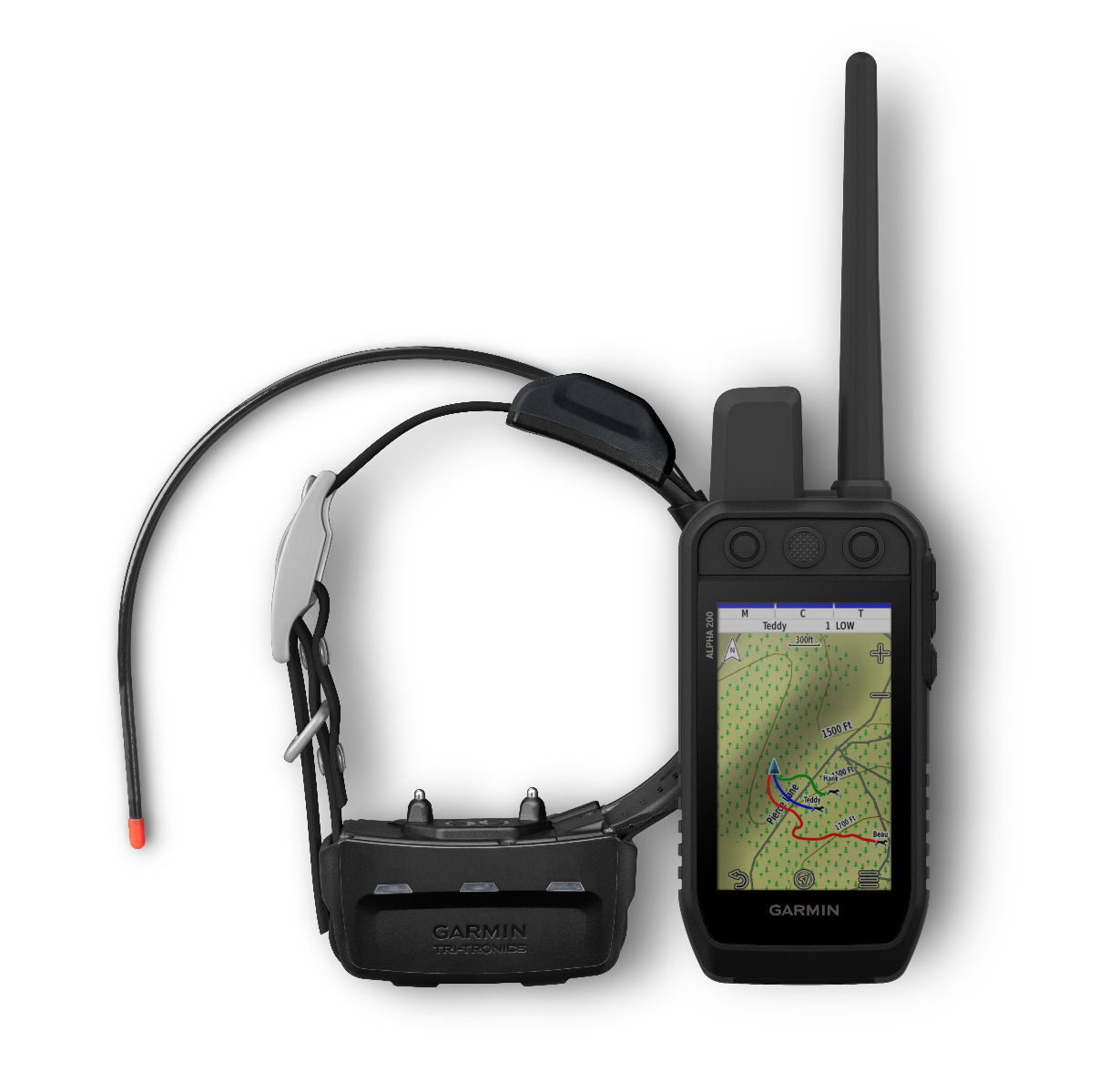 Garmin Alpha 200 Bundle, Alpha 200 Handheld and TT15 Dog Tracking Collar (010-02616-00) by Garmin