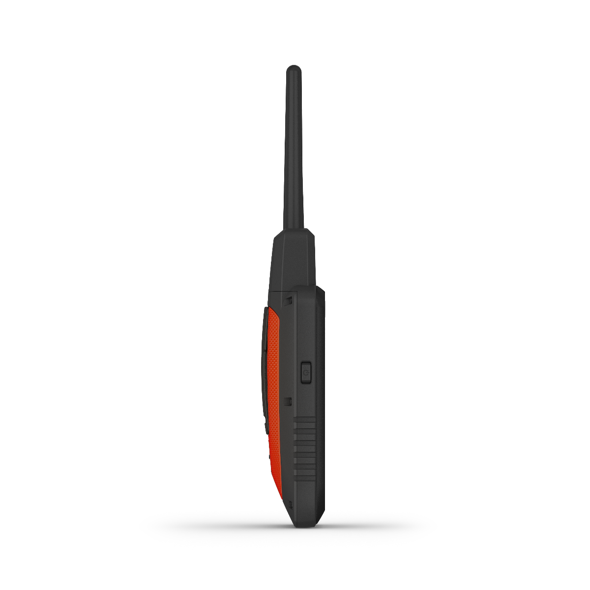 Garmin Alpha 200 handheld black with orange grip and long antenna