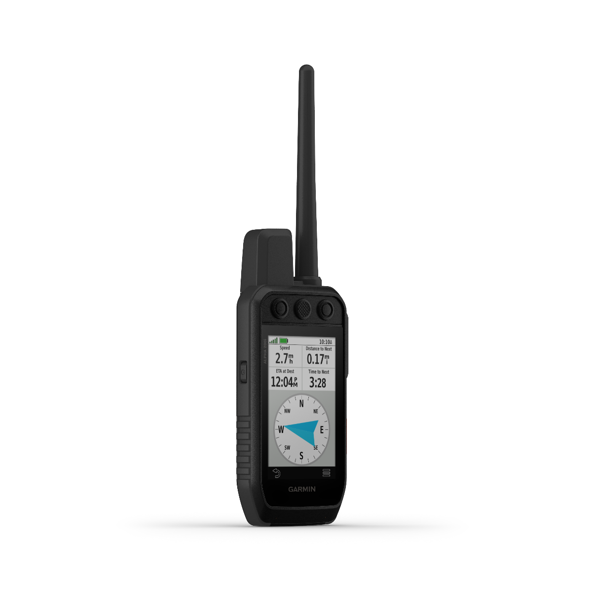Garmin Alpha 200i handheld dog-tracking device with antenna, black