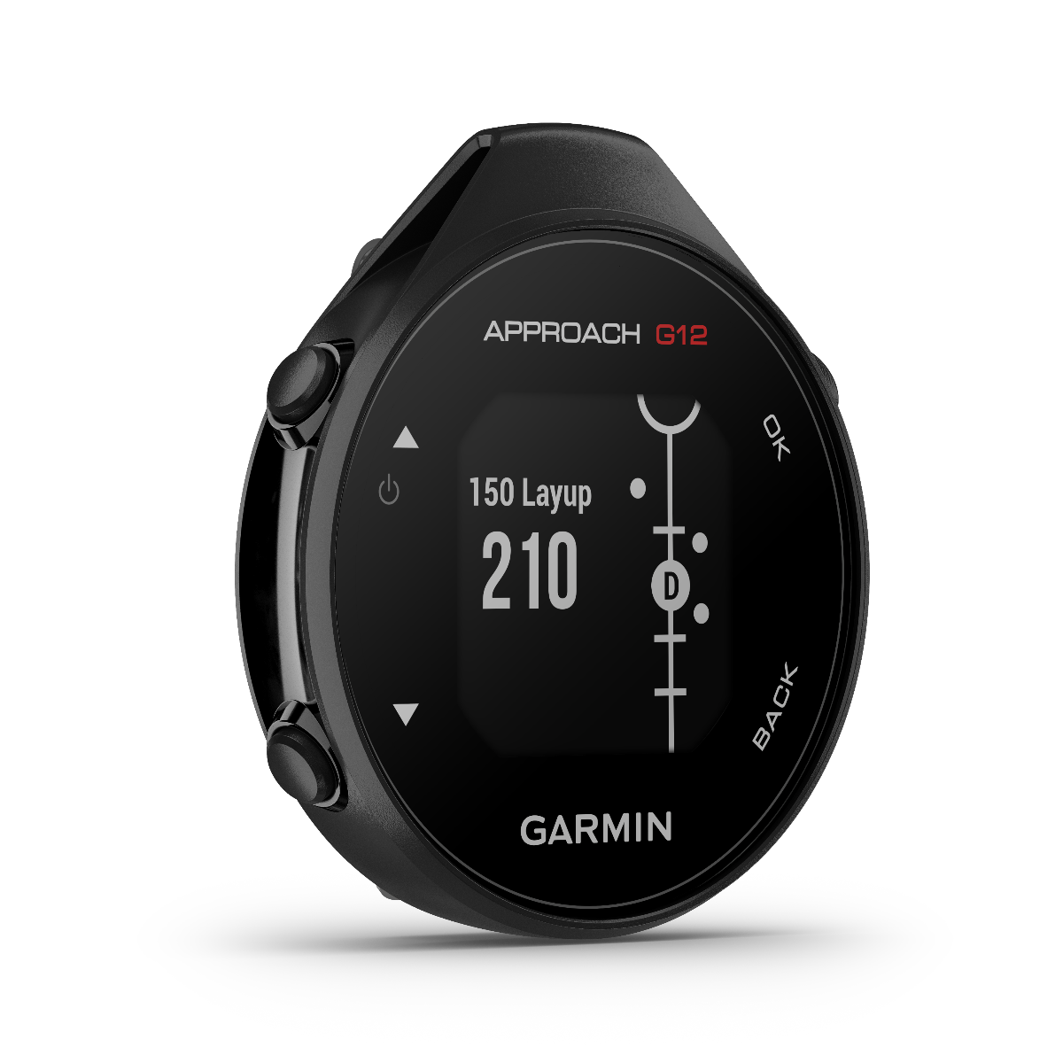 Garmin Approach G12 golf GPS & rangefinder, black GPS watch, certified refurbished