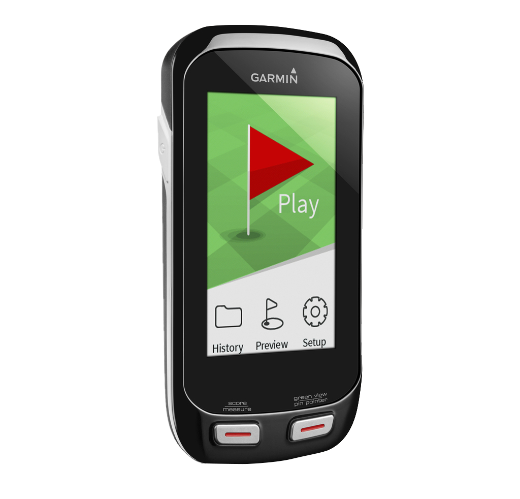 Garmin Approach G8 golf GPS device, black handheld with touchscreen display