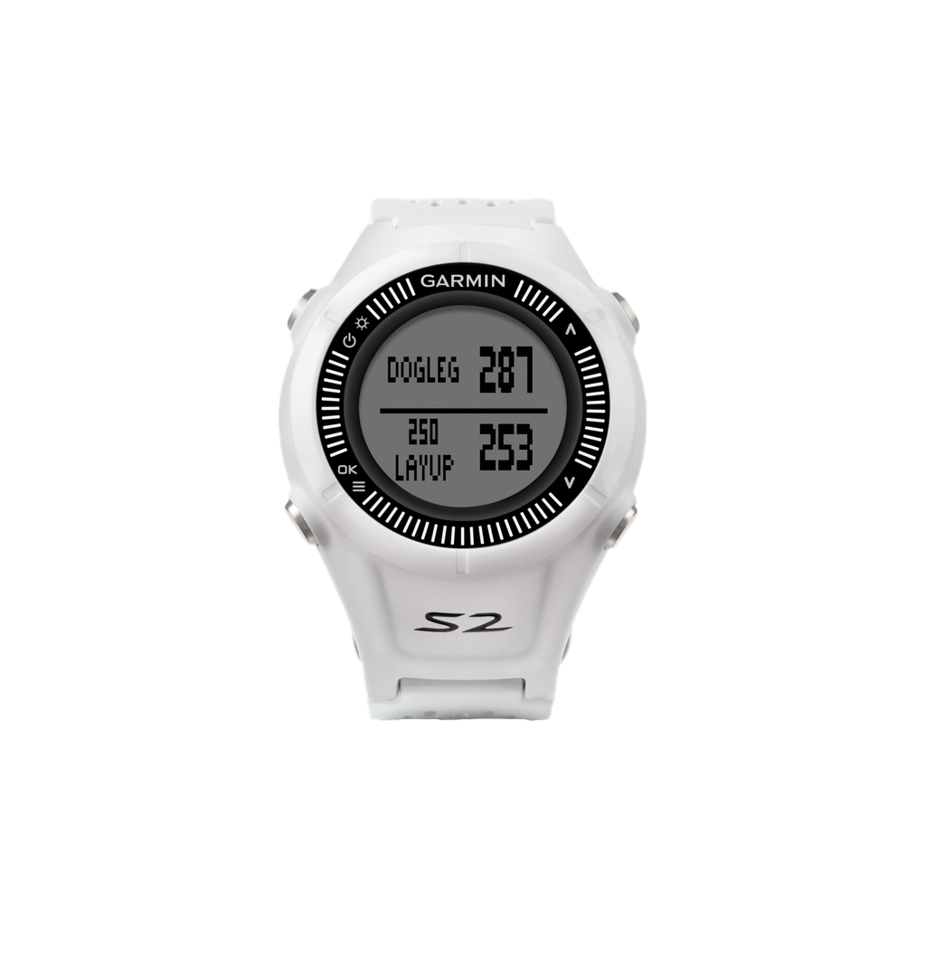 Garmin Approach S2, White, Golf GPS Smartwatch & Rangefinder (Garmin Certified Refurbished) by Garmin