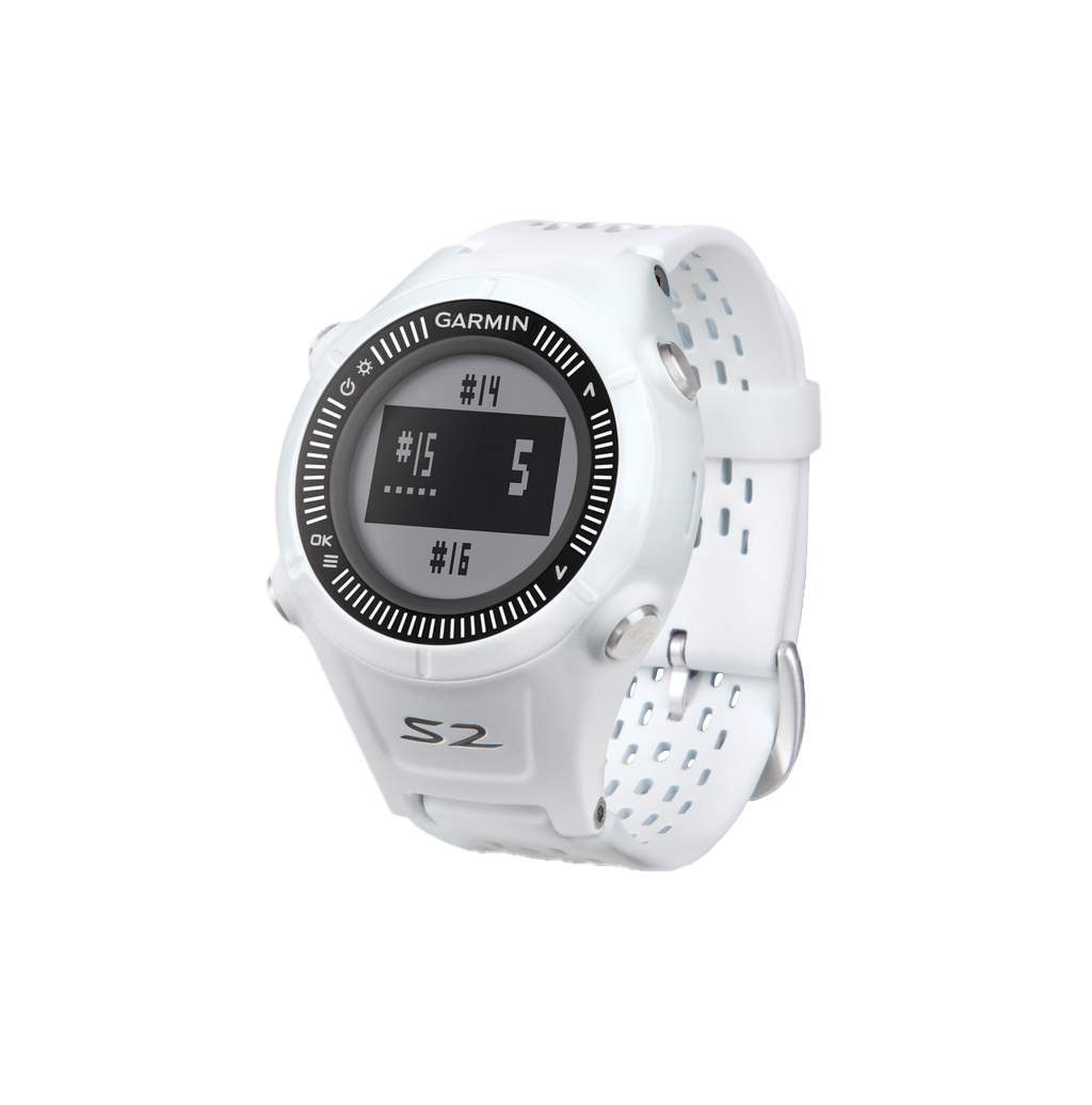 Garmin Approach S2, White, Golf GPS Smartwatch & Rangefinder (Garmin Certified Refurbished) by Garmin
