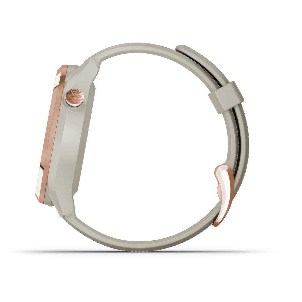 Garmin Approach S42 smartwatch, rose gold with light sand band
