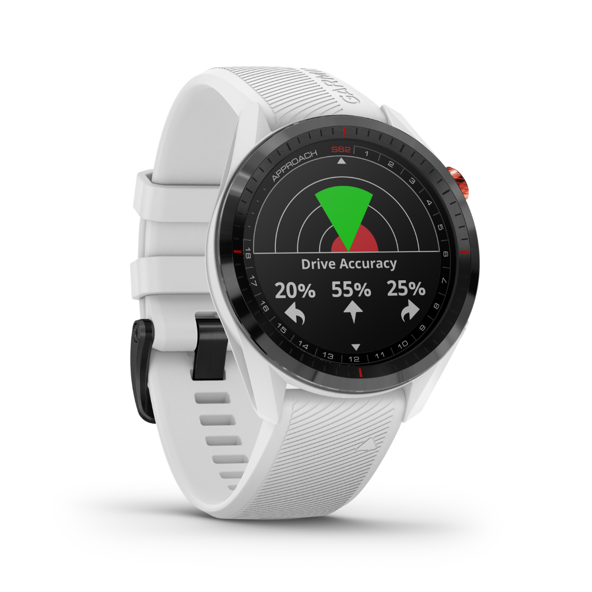 Garmin Approach S62, White, Golf GPS Smartwatch & Rangefinder (Garmin Certified Refurbished) by Garmin