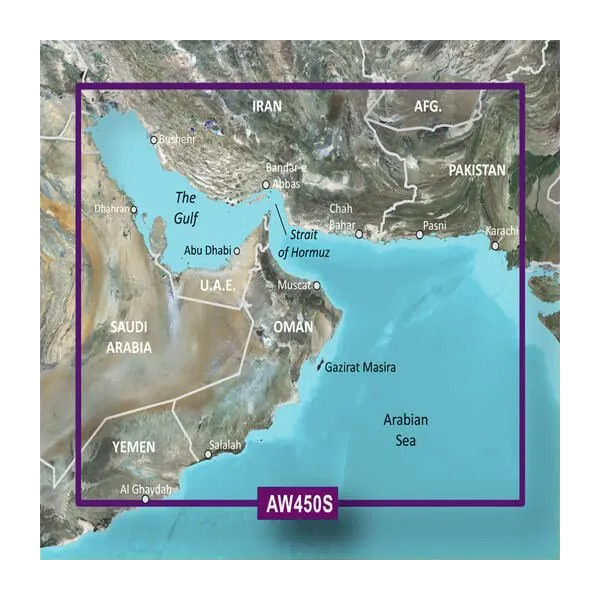 Garmin The Gulf Coastal Charts BlueChart g3 Vision | VAW450S | microSD/SD by Garmin