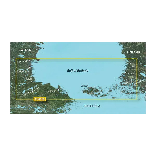 Garmin Gulf of Bothnia South BlueChart g3 Vision map card, VEU471S microSD/SD
