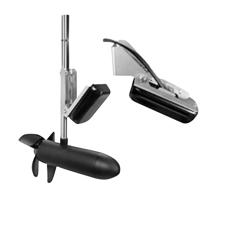 Garmin Panoptix PS31 transducer kit with black housing and silver mounting hardware