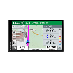 Garmin DriveSmart 65 & Traffic 6-inch GPS navigator for cars with live traffic