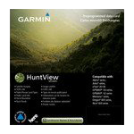 Garmin HuntView Maps Tennessee microSD card in black packaging with Garmin logo
