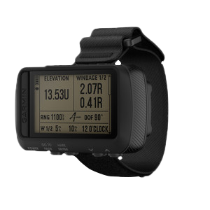 Foretrex 701 Ballistic Edition smartwatch with rugged black band by Garmin (010-01772-10)