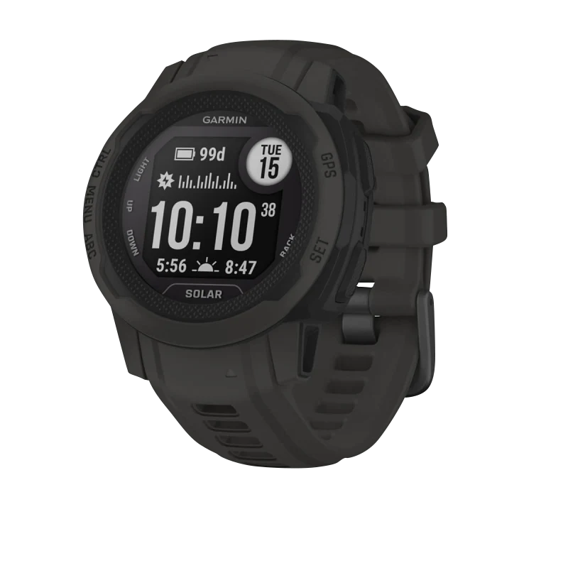 Garmin Instinct 2S Solar, Graphite (Garmin Certified Refurbished) by Garmin