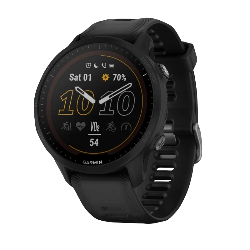 Garmin Forerunner 955 Solar, Black (Garmin Certified Refurbished) by Garmin