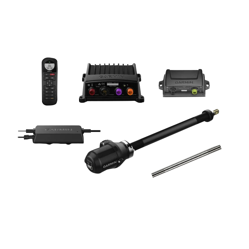 Garmin Reactor 40 Kicker Autopilot kit for marine chartplotters, black, without GHC 20 display (6-piece)