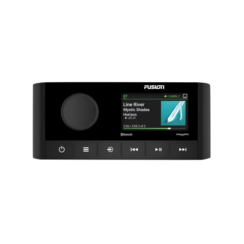 Garmin Fusion MS-RA210 marine stereo, black with color display