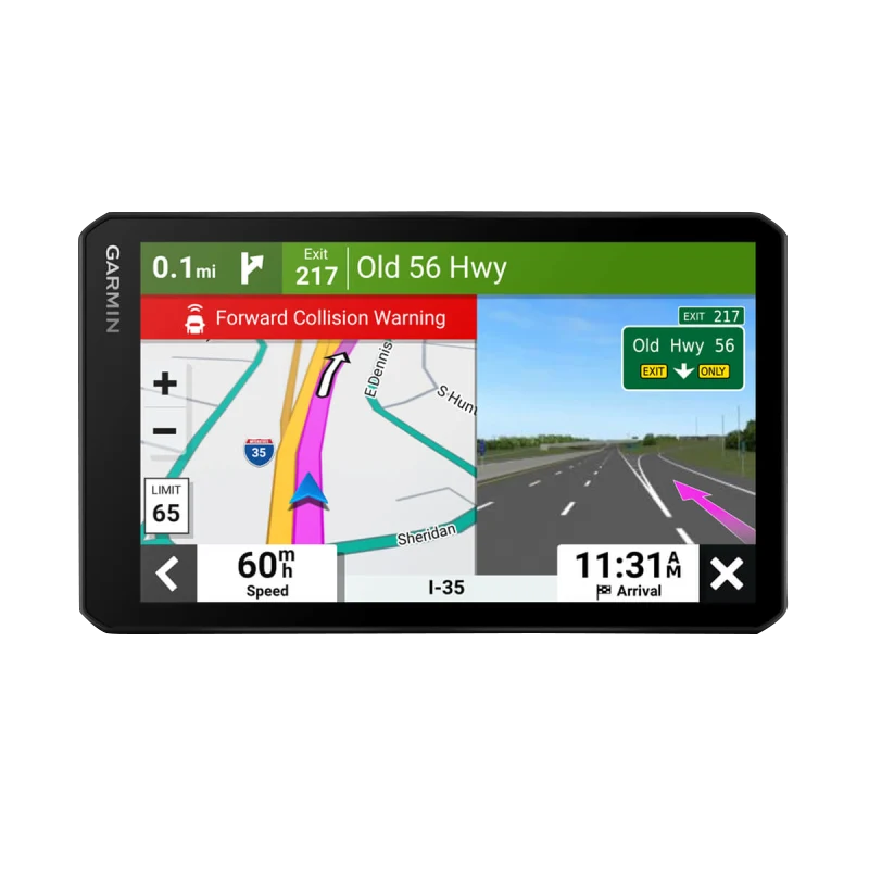 Garmin DriveCam 76 7-inch GPS Navigator with built-in dash cam, certified refurbished by Garmin
