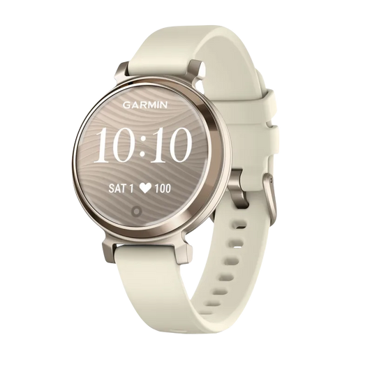 Garmin Lily 2, Cream Gold with Coconut Silicone Band (Garmin Certified Refurbished) by Garmin