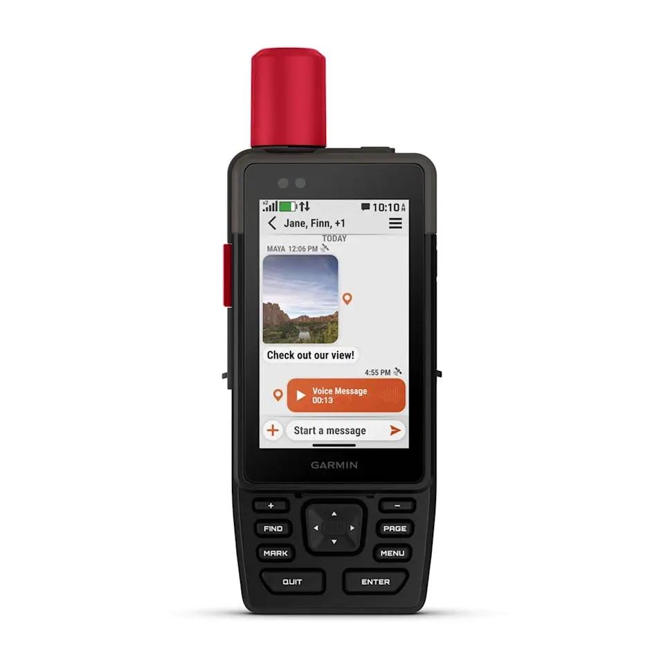 Garmin GPSMAP H1i Plus Premium handheld marine GPS with red antenna