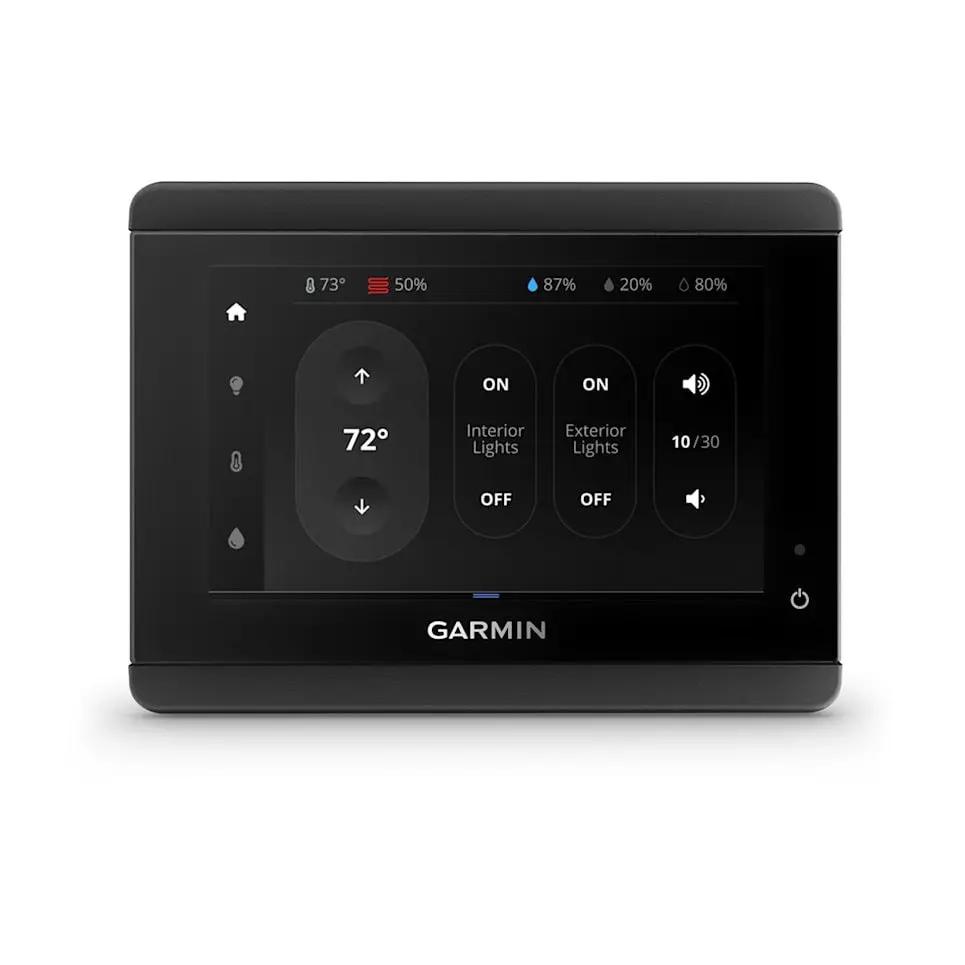 Garmin TD 50 touchscreen display, black marine unit with Garmin branding