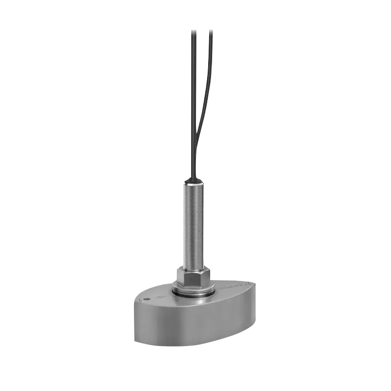 Garmin Panoptix PS70 transducer with stainless steel shaft and twin black cables