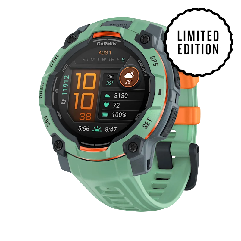 Garmin Instinct 3 AMOLED, (45mm) Neo Tropic with Neo Tropic Band (010-02936-01) by Garmin