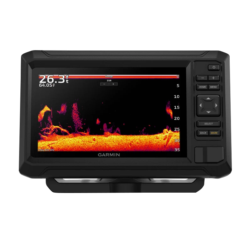 Garmin ECHOMAP UHD2 7 inch cv chartplotter black 74cv with GT20-TM Navionics+ US Coastal & Great Lakes mapping