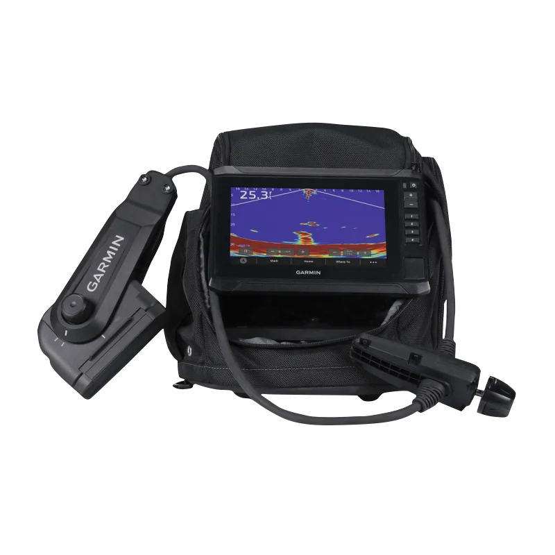 Garmin Panoptix PS22-IF Ice Fishing Bundle with ECHOMAP UHD2 73sv display and PS22-IF transducer