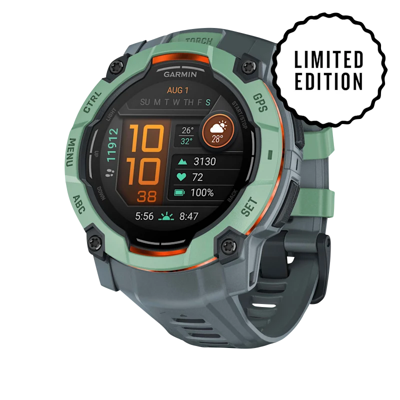 Garmin Instinct 3 AMOLED, (50mm) Neo Tropic with Twilight Band (010-03020-01) by Garmin