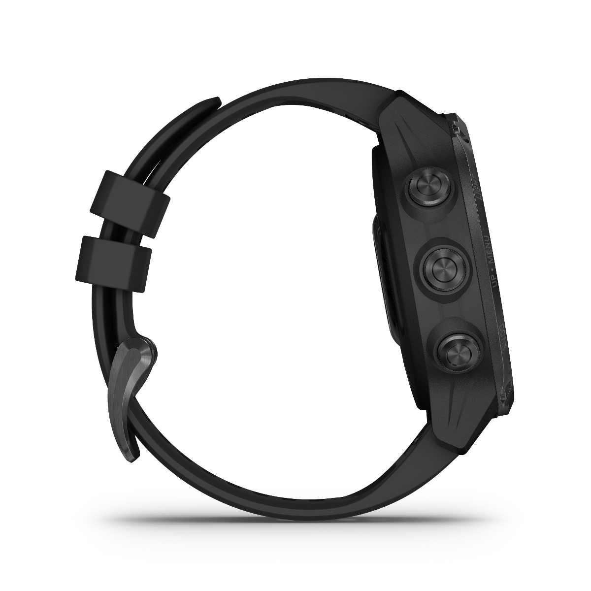 Garmin Descent Mk2S dive smartwatch, carbon gray DLC case, black silicone band