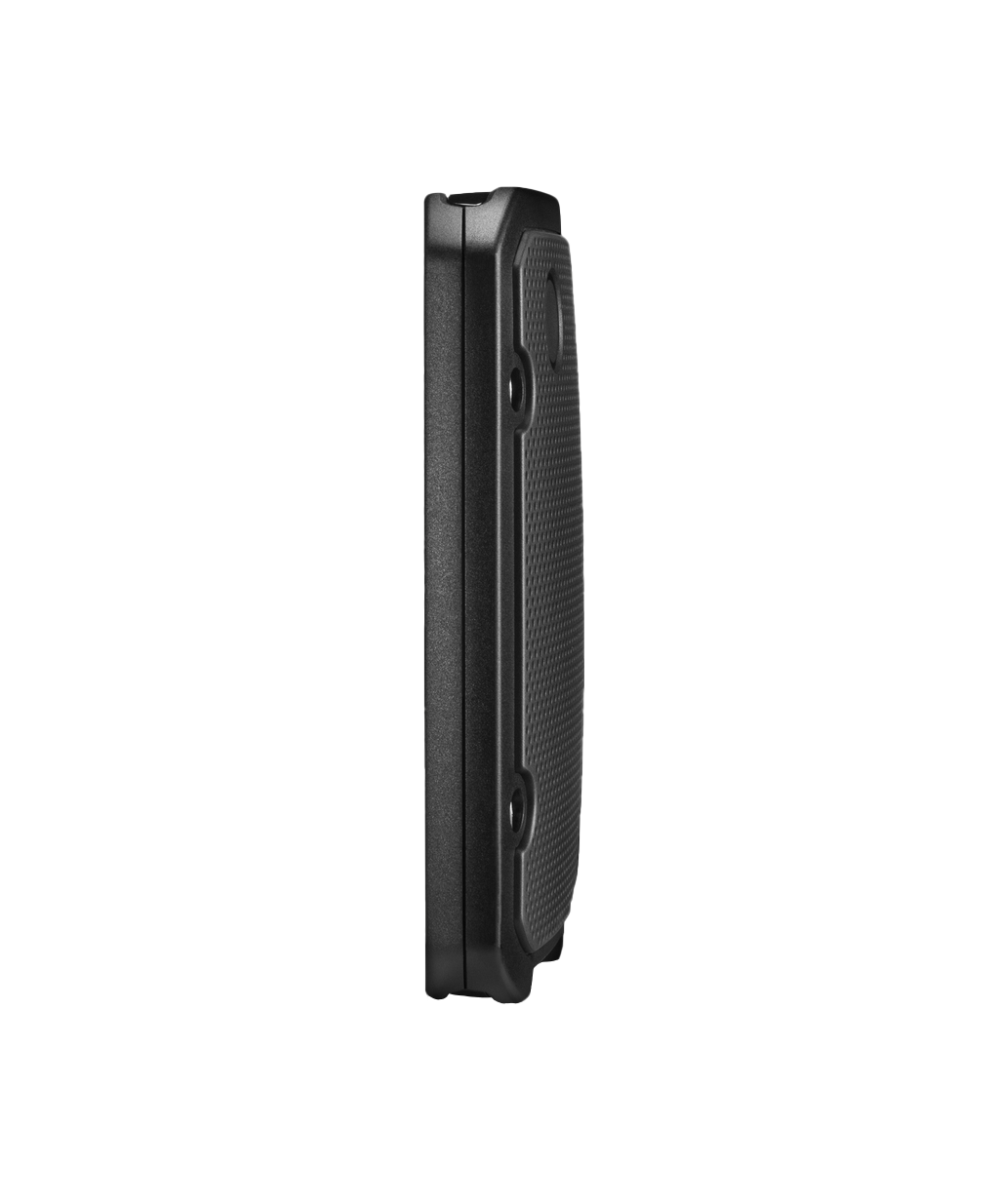 Garmin Dezl 770LMTHD trucking GPS navigator, black side view