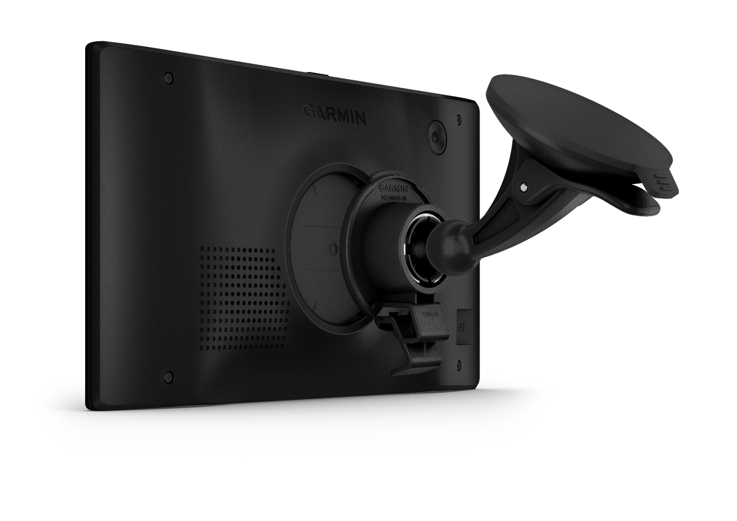 Garmin Dezl OTR710 trucking GPS navigator with 7-inch display and suction cup mount