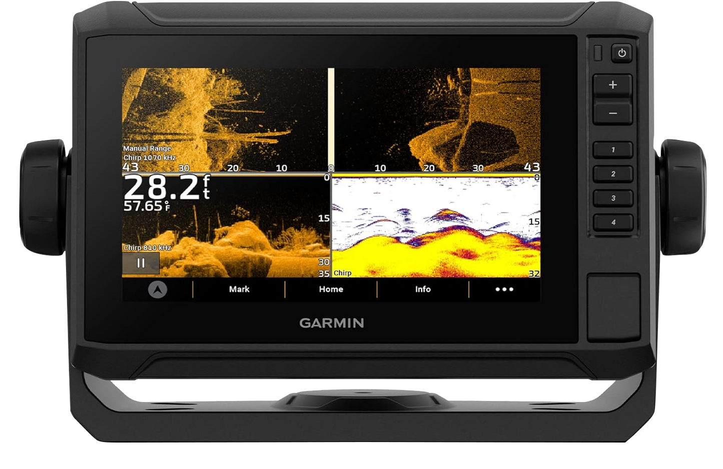 Garmin ECHOMAP UHD2 72sv with GT54 Transducer 7” Touchscreen Chartplotter Worldwide Basemap (010-02683-01) by Garmin