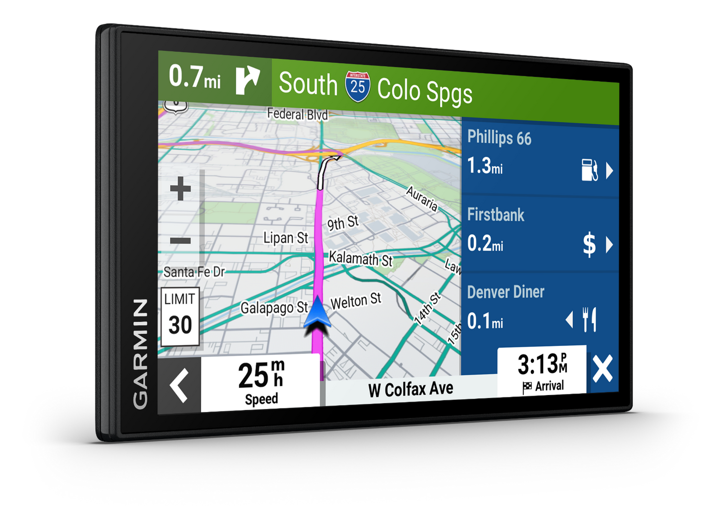 Garmin DriveSmart 66 GPS navigator, 6-inch display, black housing