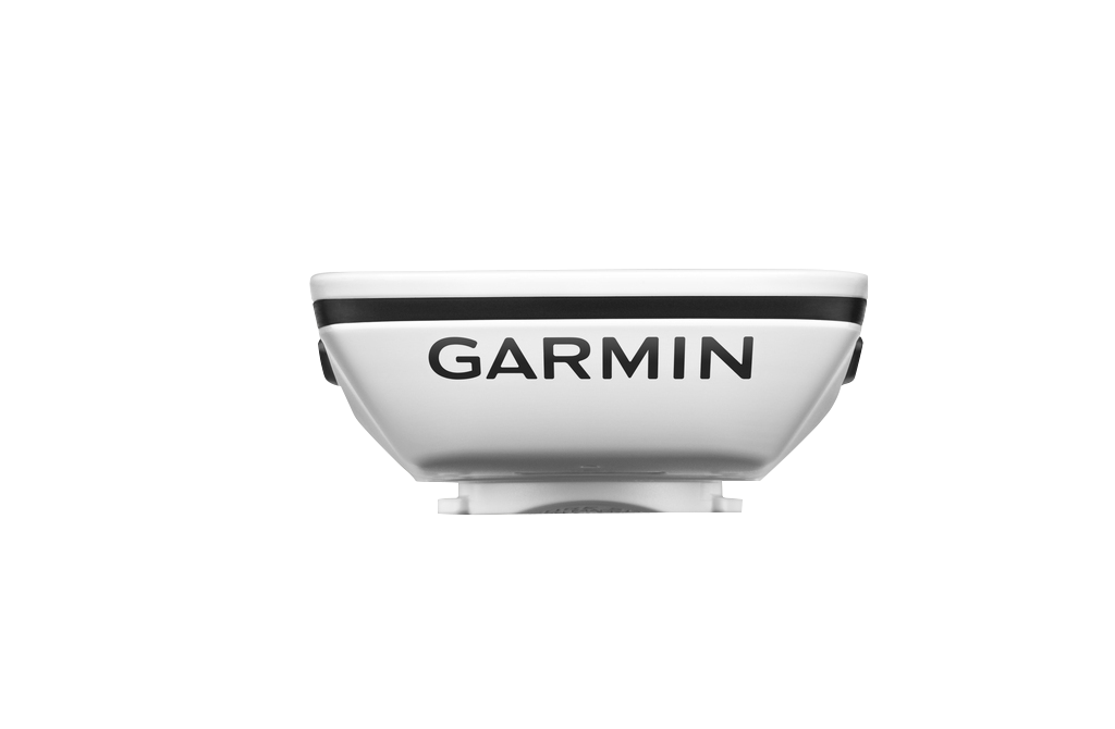 Garmin Edge 520 bundle bike computer cradle, white with Garmin branding.
