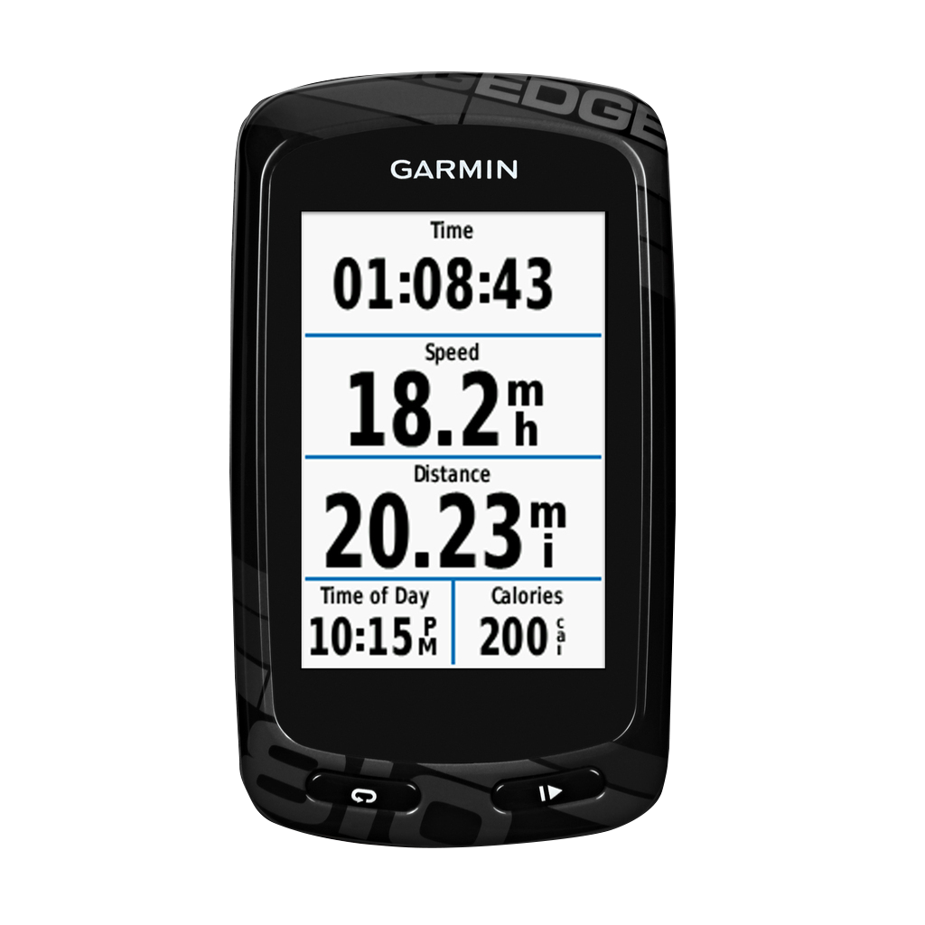 Garmin Edge 810 cycling computer in black, refurbished Performance and Navigation bundle