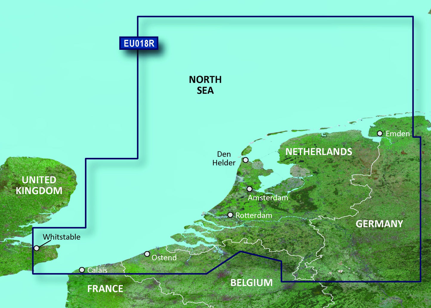 Garmin Benelux Charts BlueChart g3 Vision | VEU018R | microSD/SD (010-C0775-00) by Garmin