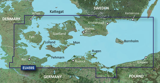 Garmin Arhus to Kiel and Koszalin Charts BlueChart g3 Vision | VEU459S | microSD/SD (010-C0803-00) by Garmin