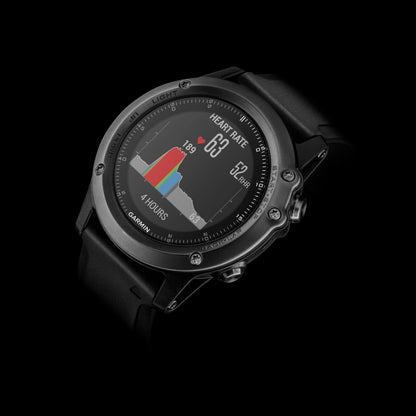Garmin Fenix 3 HR Performer Bundle (010-01338-73) by Garmin