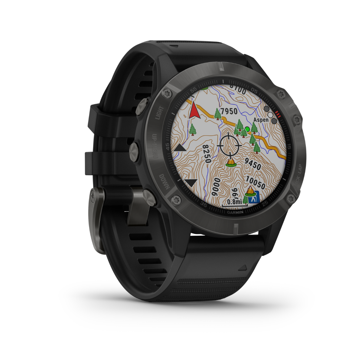 Garmin Fenix 6 Pro smartwatch with black band (010-02158-01)