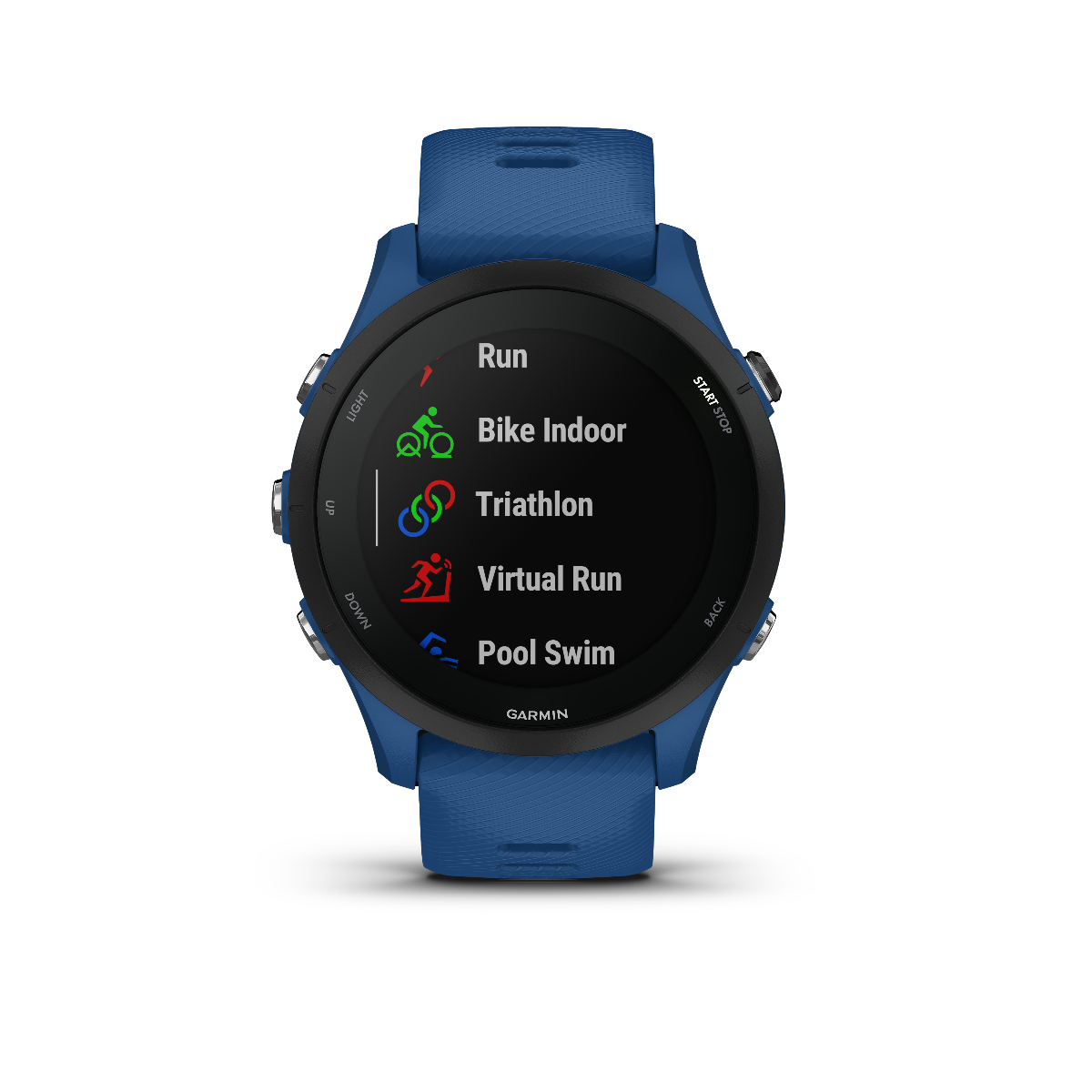 Garmin Forerunner 255 GPS smartwatch in tidal blue, Garmin Certified Refurbished