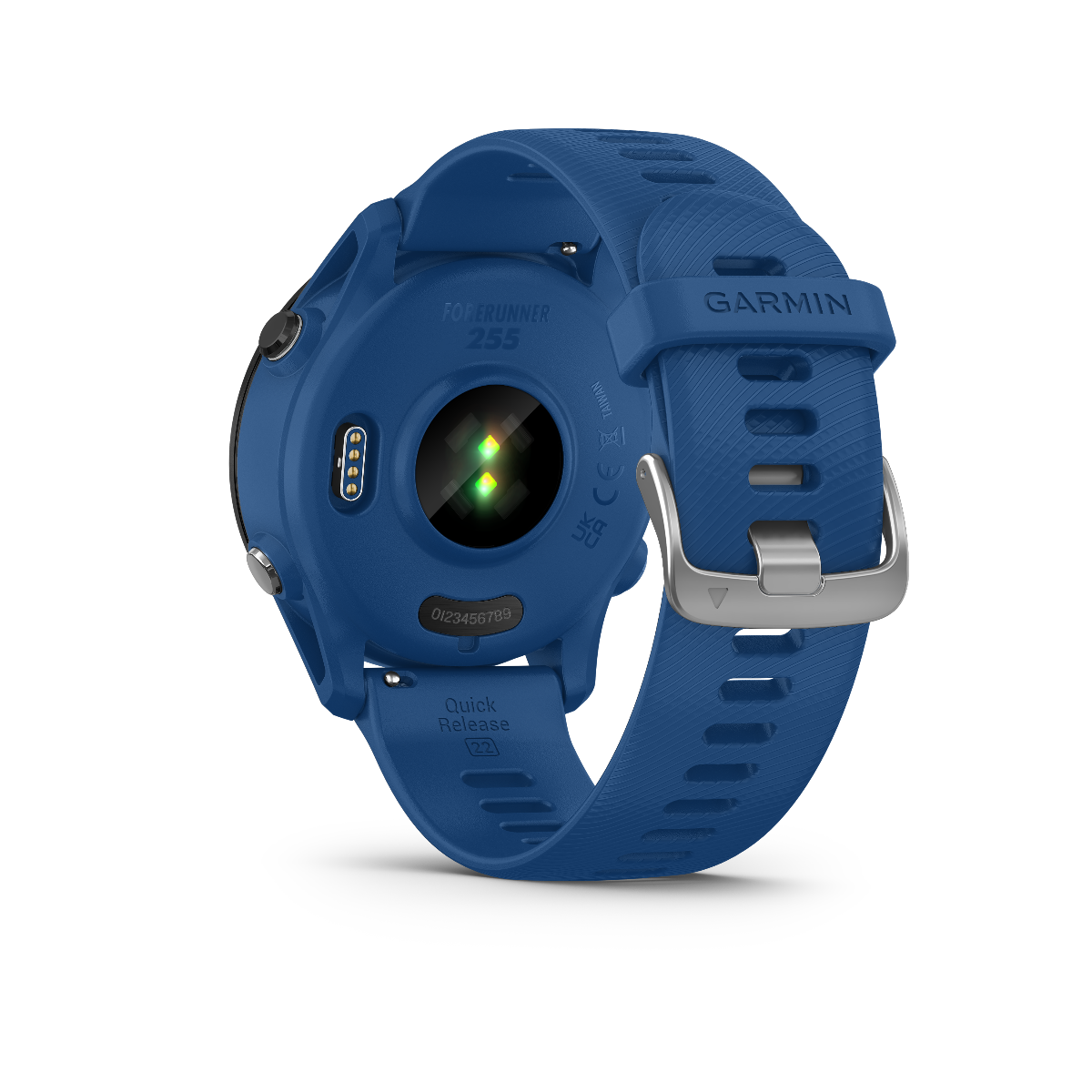 Garmin Forerunner 255 Tidal Blue GPS smartwatch, certified refurbished.
