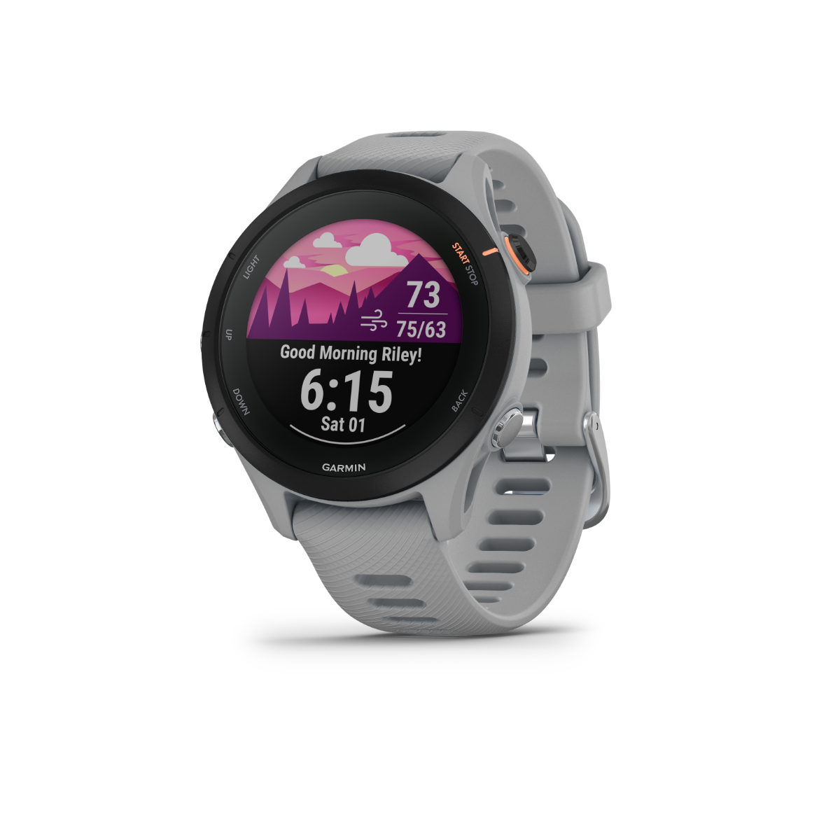 Garmin Forerunner 255S, Powder Gray, Premium Fitness GPS Smartwatch for Runners (010-02641-02) by Garmin