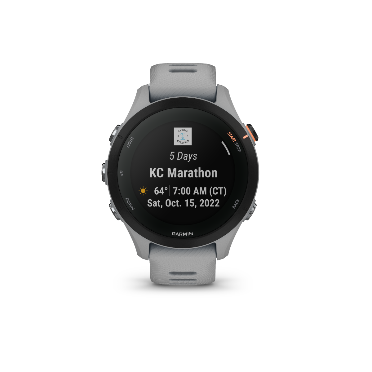 Garmin Forerunner 255S, Powder Gray, Premium Fitness GPS Smartwatch for Runners (010-02641-02) by Garmin