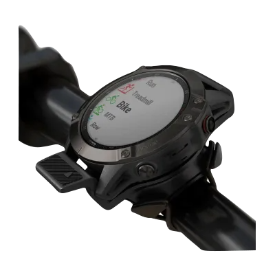 Garmin QuickFit Quarter-turn Bike Mount for cycling computers, black, model 010-13013-00