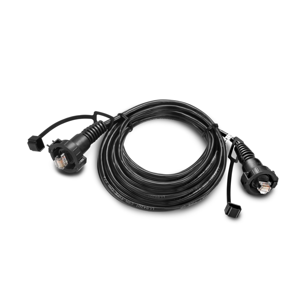 Garmin 20ft marine network cable with RJ45 connectors, black