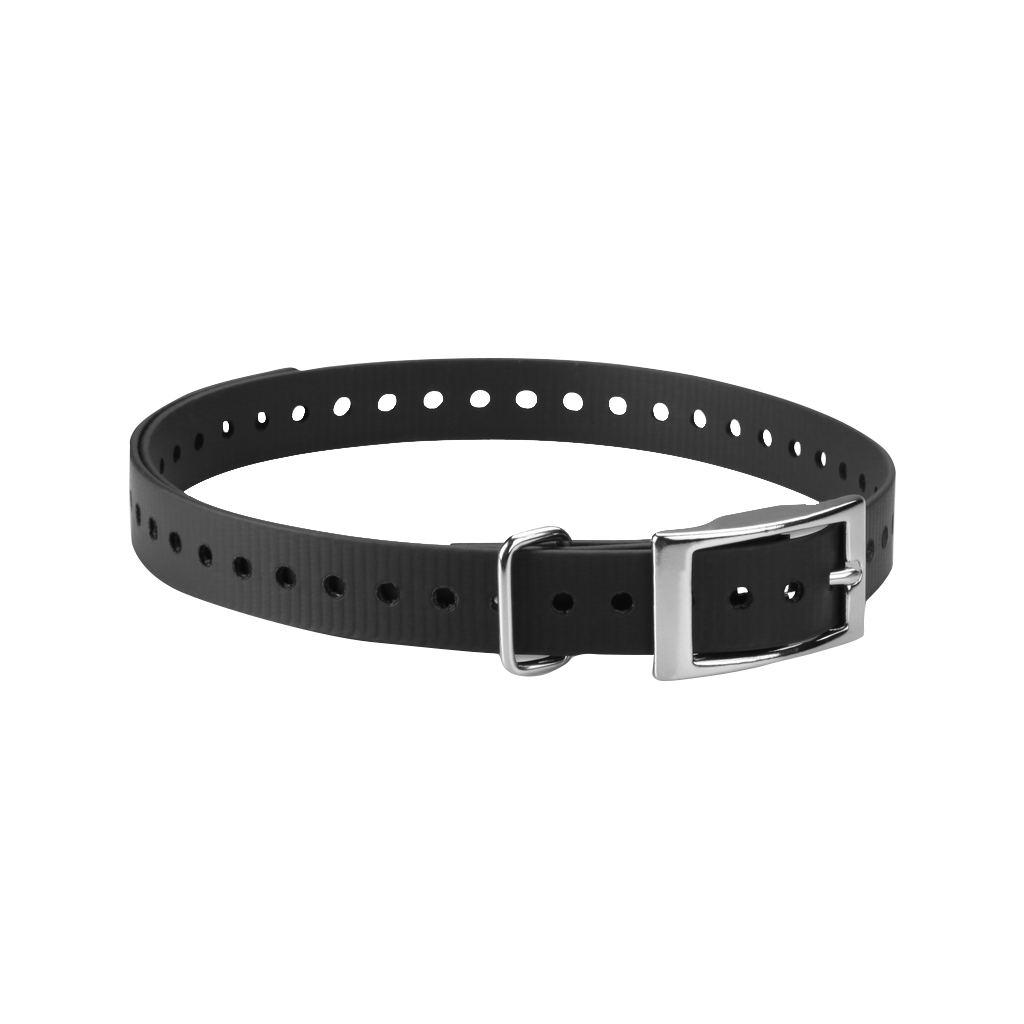 Garmin collar strap 3/4-inch black with square buckle (010-11870-00)