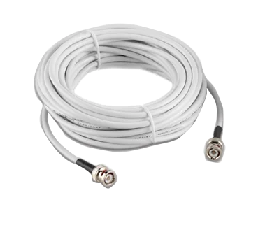 Garmin antenna cable, 10 m white marine-grade coax with round connectors
