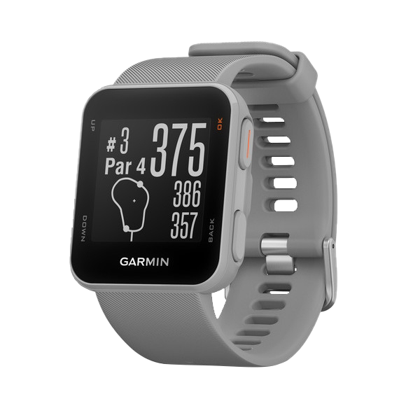 Garmin Approach S10 Powder Gray golf GPS smartwatch with rangefinder