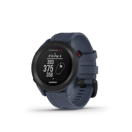 Garmin Approach S12, Granite Blue, Golf GPS Smartwatch & Rangefinder (010-02472-01) by Garmin