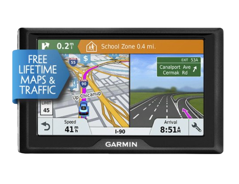 Garmin Drive 51 LMT-S, Smart 5-inch GPS Navigator for Automobiles (Certified Refurbished) by Garmin